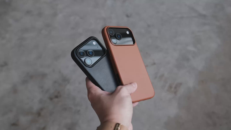 Bare Skin Case for iPhone 17 Pro and Pro Max - Leather Case with Camera Control for iPhone 17 Pro and Pro Max