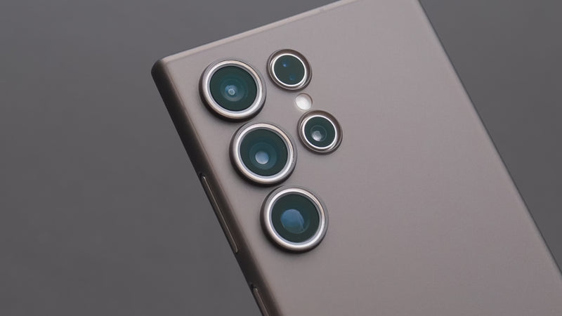 Bare Naked for S24 Ultra - The Thinnest Case for S24 Ultra - Camera Cutouts - Smoke