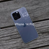 Bare Naked EX Case for iPhone 14 Pro - Thinnest Clear Case for iPhone 14 Pro - Clear - in Hand - with Text