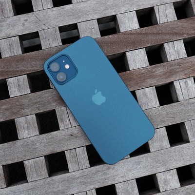 Bare Naked Ultra Thin Case for iPhone 12 and iPhone 12 mini -  Pacific Blue