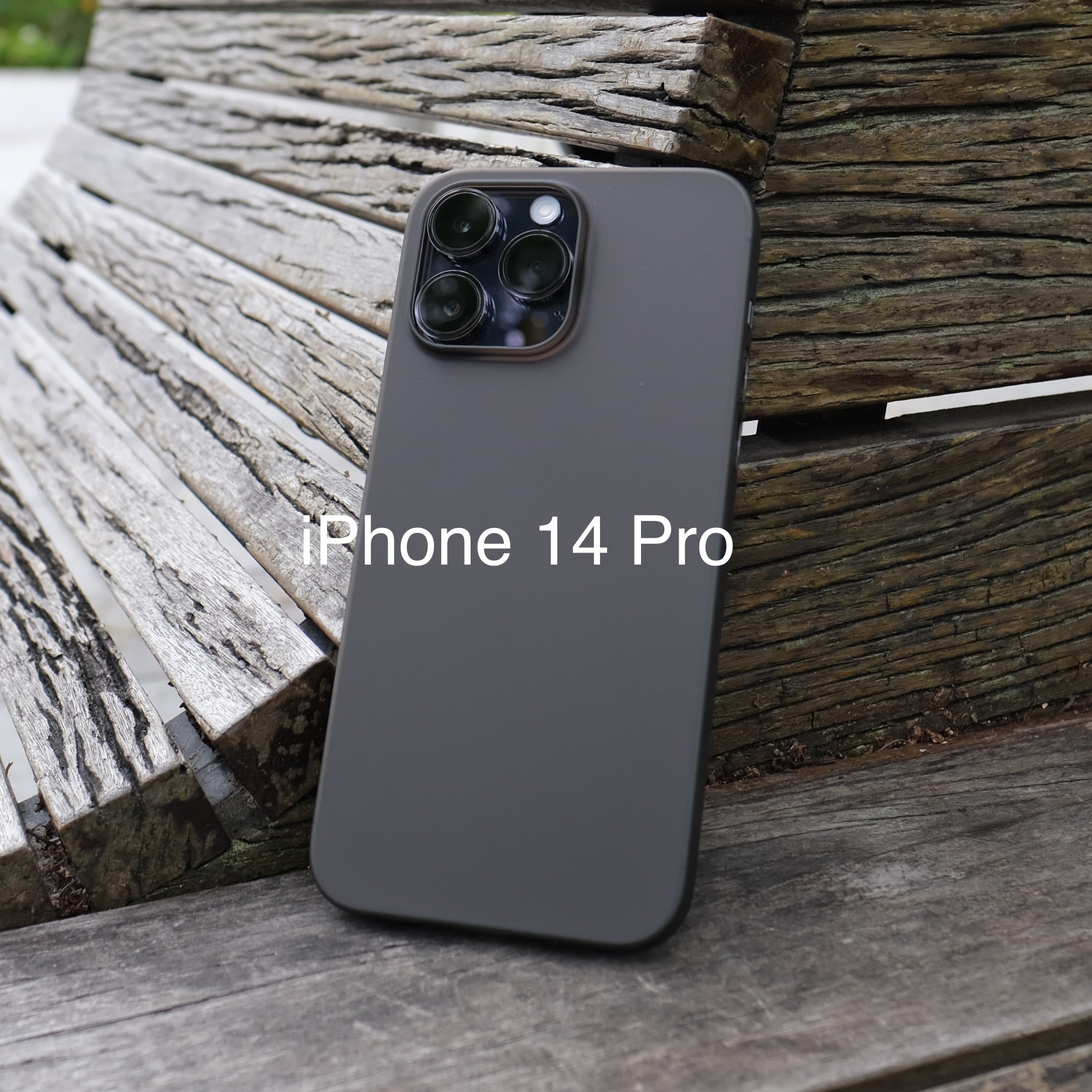 Bare Naked Case for iPhone 14 Pro - The Thinnest Case for iPhone 14 Pro - Smoke