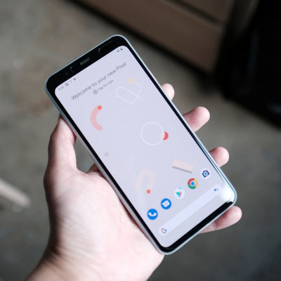 Bare Naked - Thinnest Case for Google Pixel 4 and 4 XL - Frost in Hand