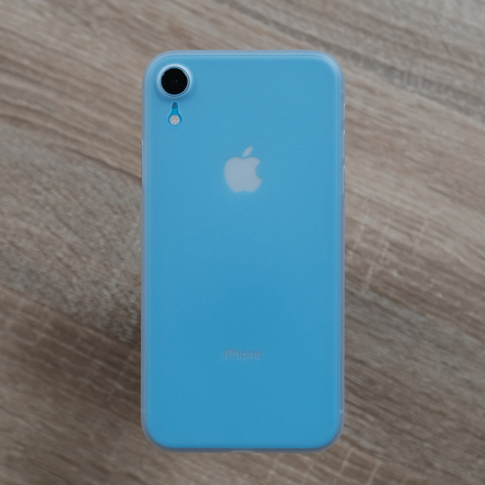 Bare Naked Ultra Thin Case for iPhone XR - Frost on Blue