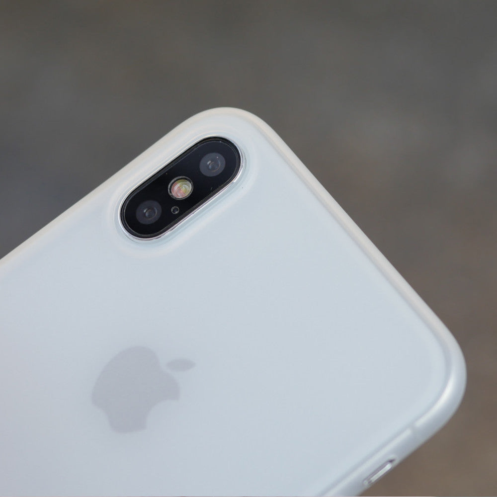 Bare Naked Ultra Thin Case for iPhone X - Camera Cutout White